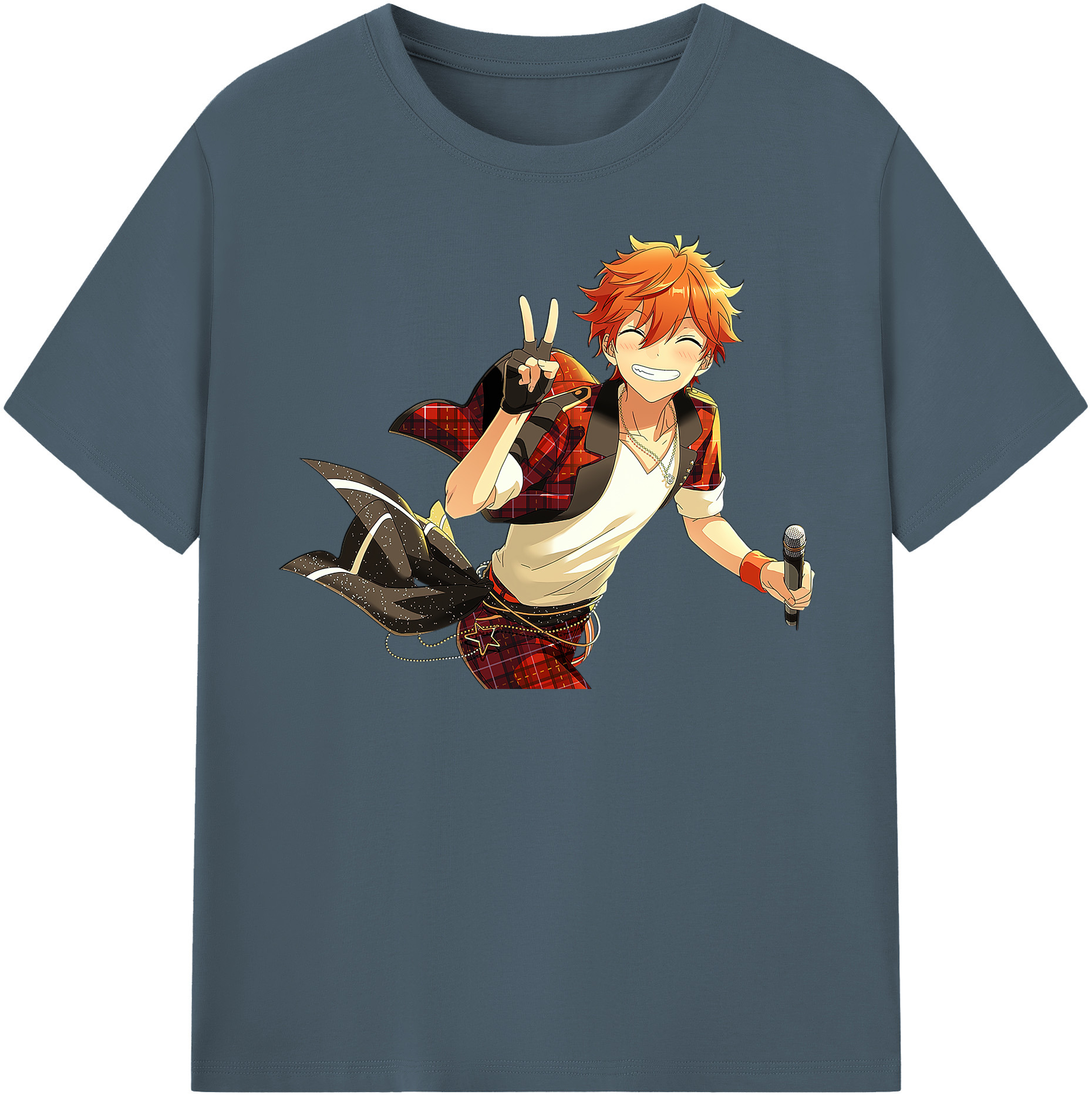 （画像用） あんさんぶるスターズ! Ensemble Stars 綿100％半袖Tシャツ（フロントプリント）